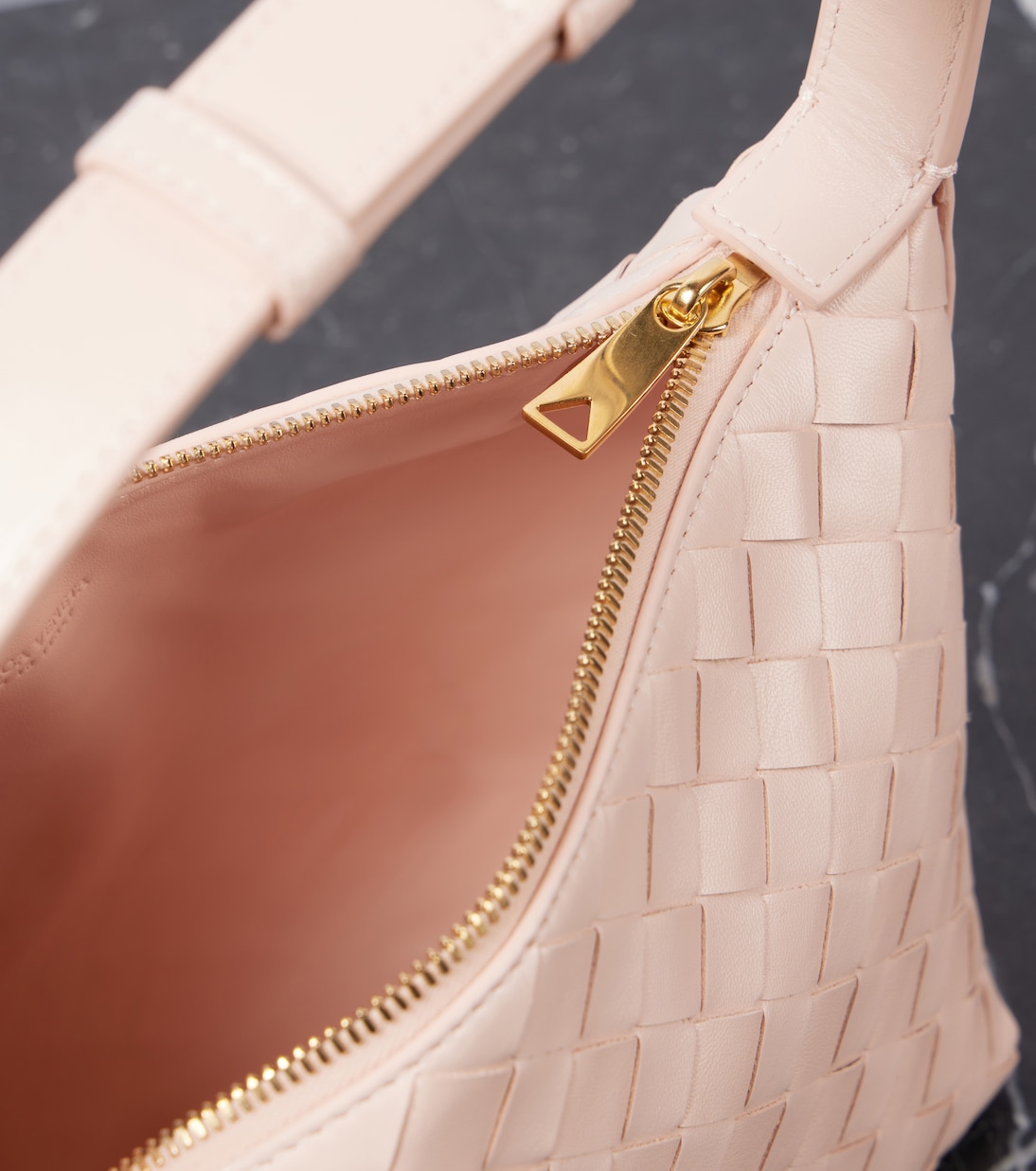 Sac Wallace Small en cuir intrecciato | Bottega Veneta
