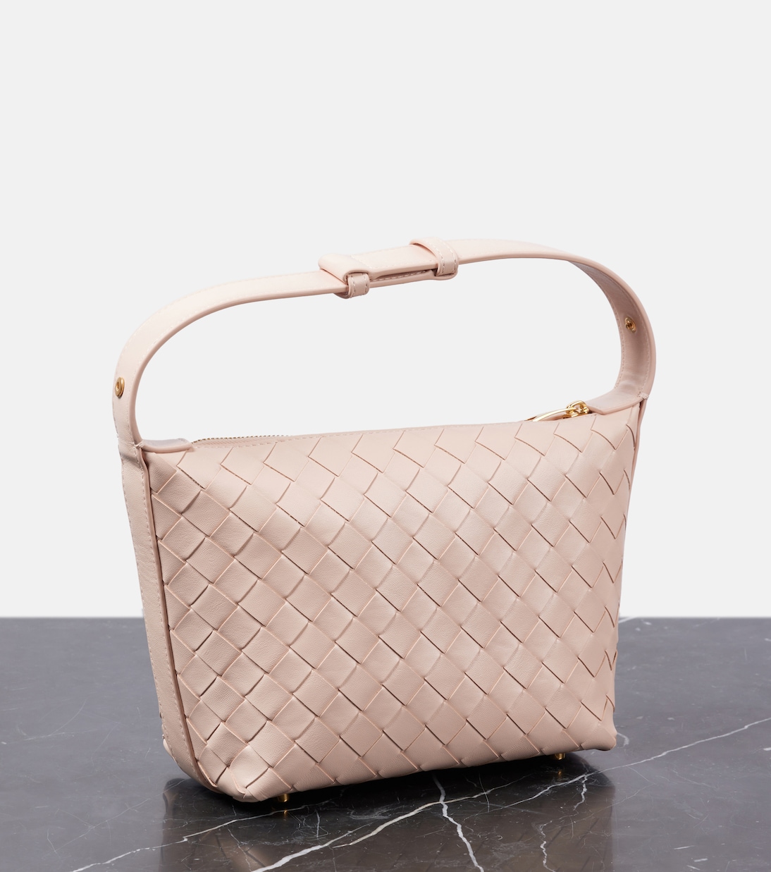 Sac Wallace Small en cuir intrecciato | Bottega Veneta