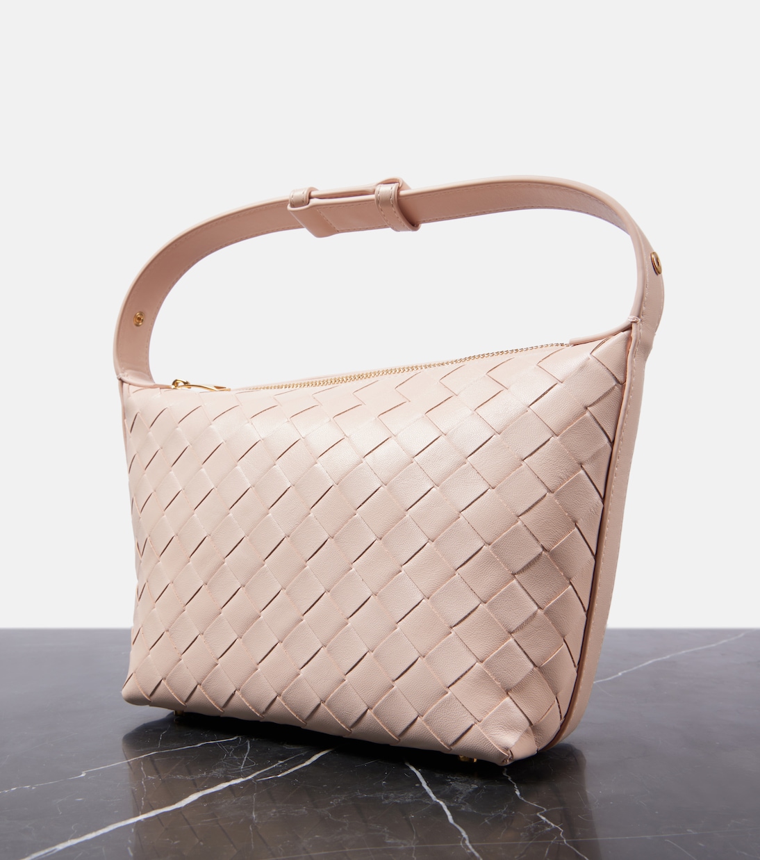 Sac Wallace Small en cuir intrecciato | Bottega Veneta
