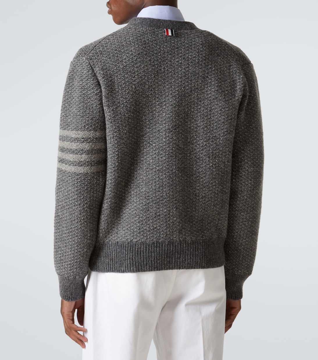Donegal 4-Bar wool and mohair cardigan | Thom Browne