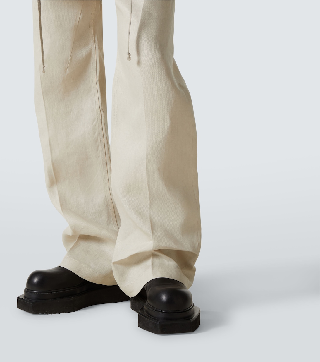 Weite Hose Geth aus Leinen-Twill | Rick Owens