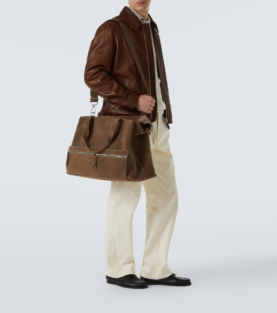 Sac de voyage Racer 53 en daim | Métier