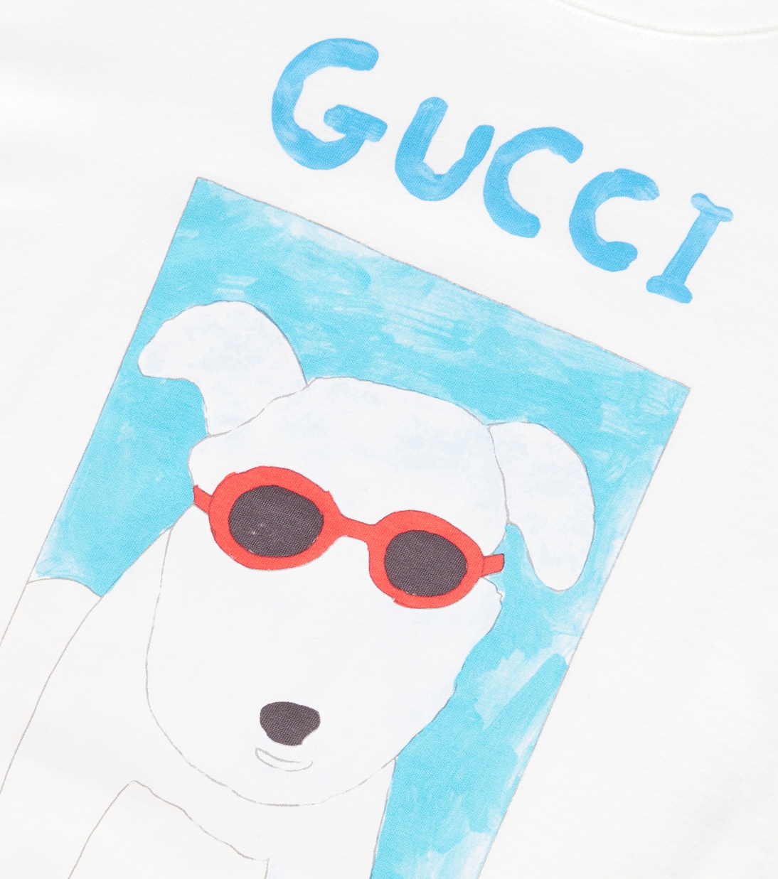 x Naon Jeong printed cotton jersey T-shirt | Gucci Kids