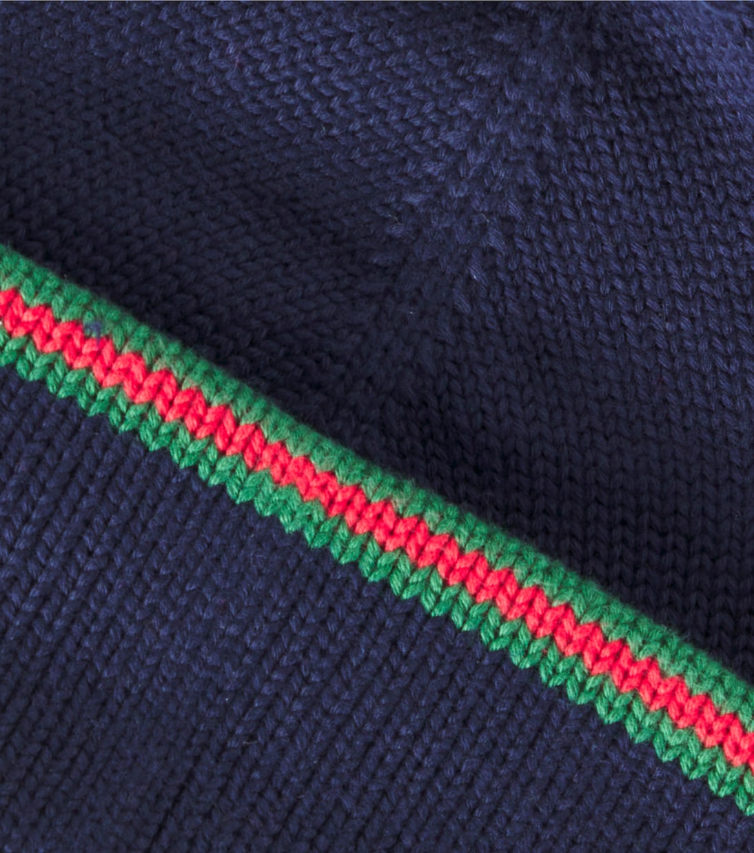 Web Strip cotton beanie | Gucci Kids