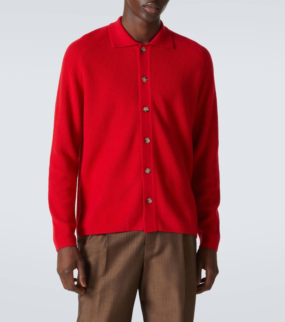 Cardigan in cotone e cashmere | Allude