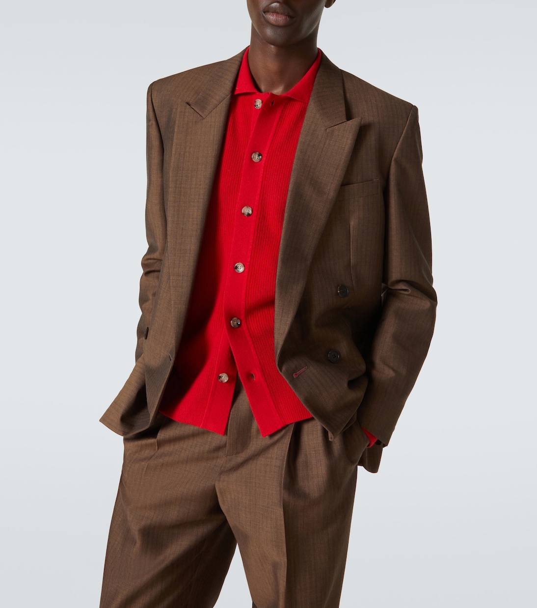 Cardigan in cotone e cashmere | Allude