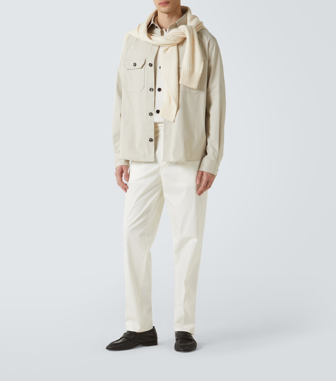 Gerade Hose aus einem Baumwollgemisch | Zegna