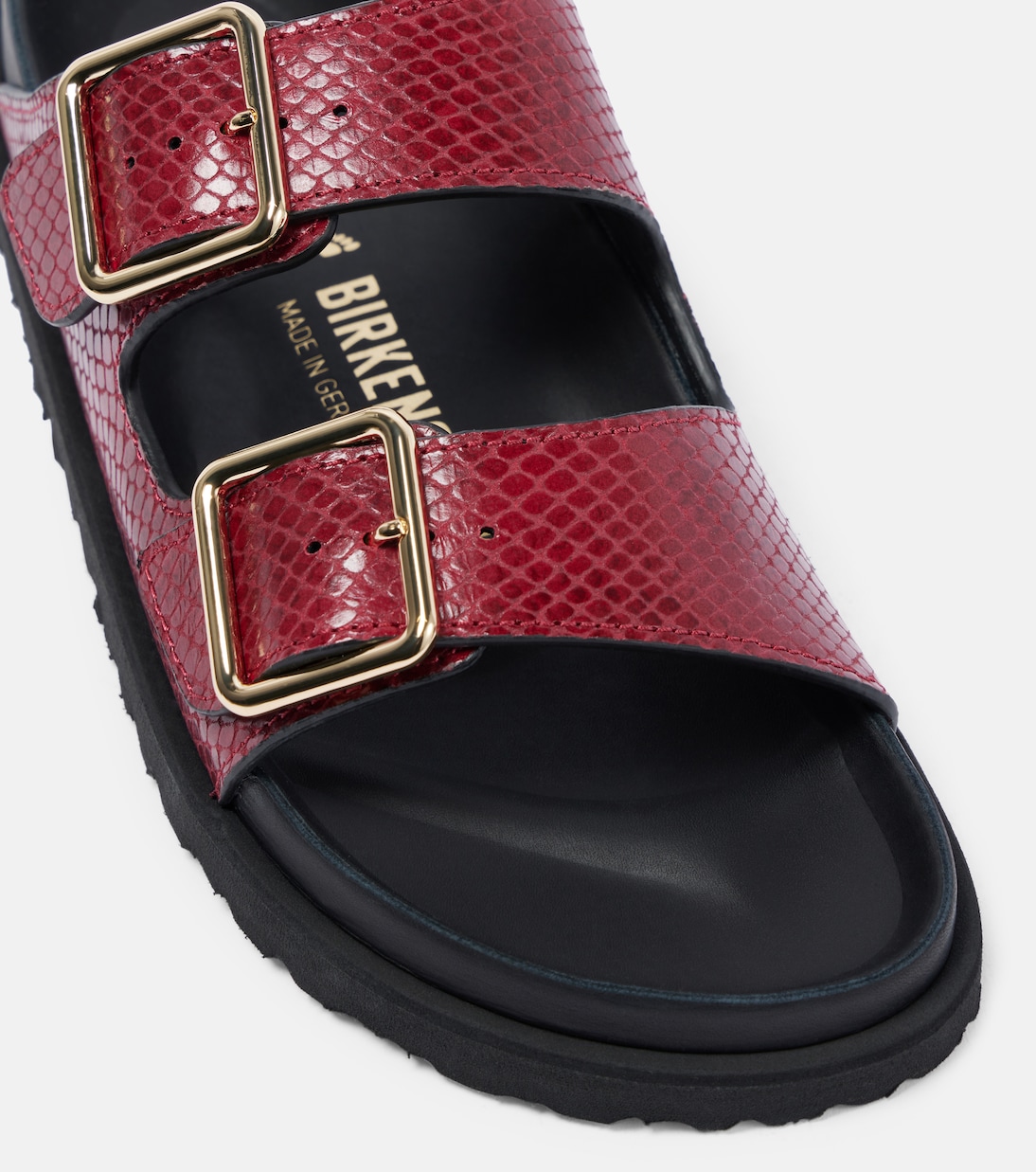 Arizona snake-effect leather sandals | Birkenstock 1774