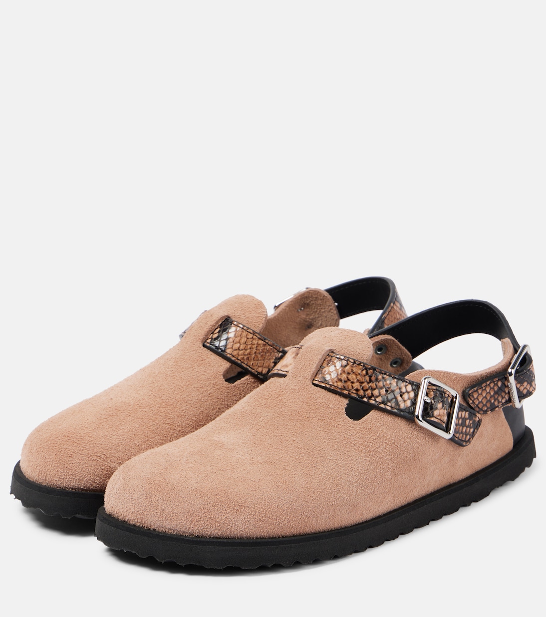 Tokio snake-effect suede clogs | Birkenstock 1774
