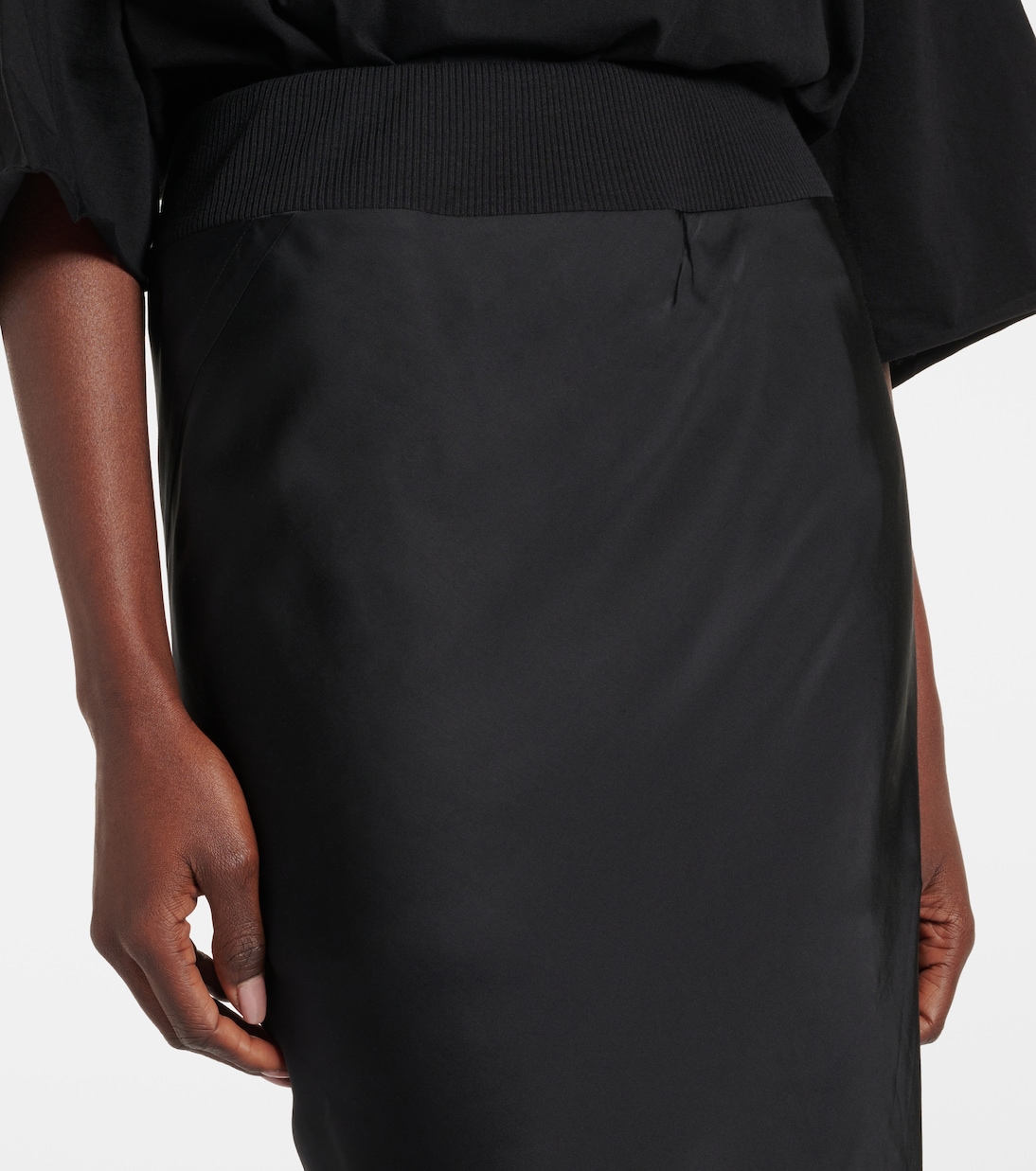 Gonna midi in jersey | Rick Owens