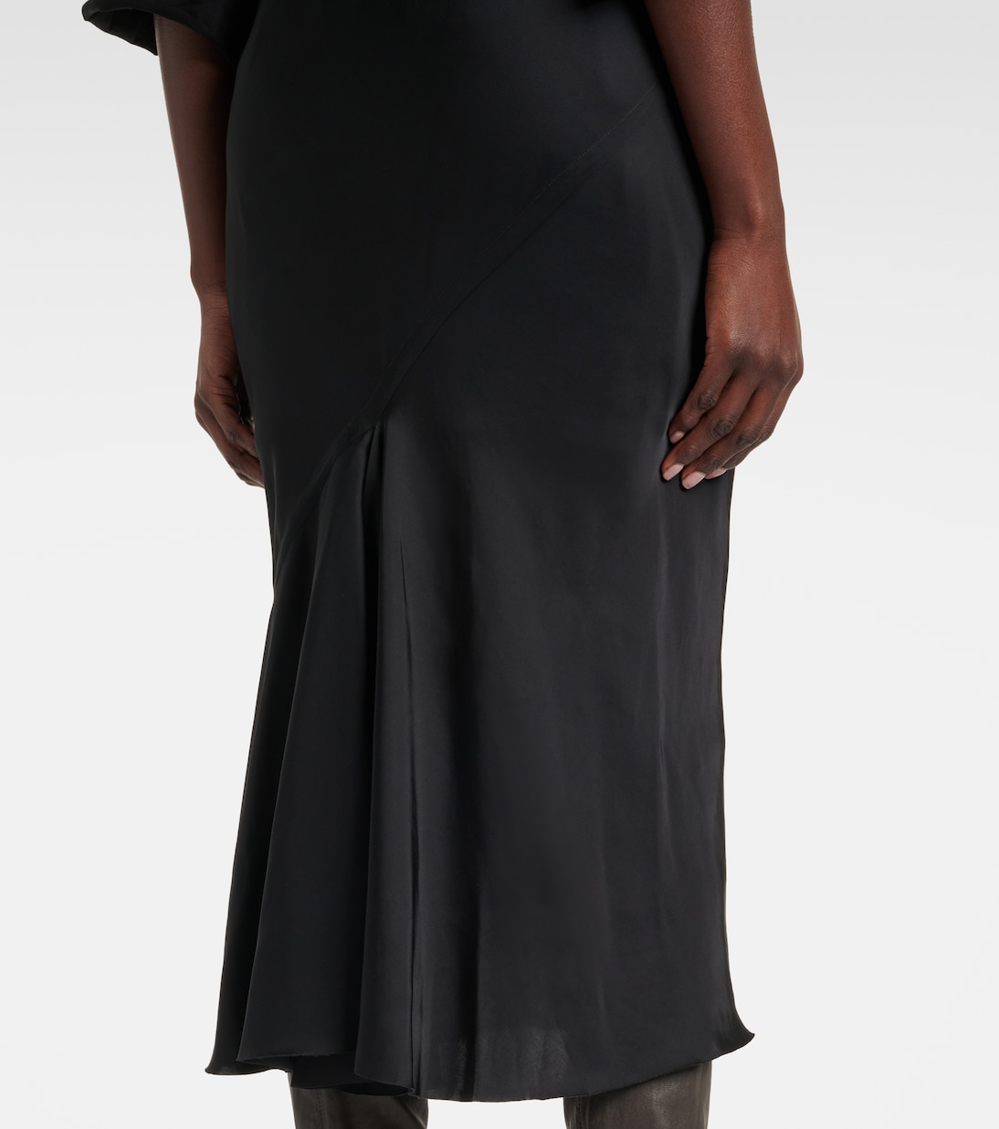 Gonna midi in jersey | Rick Owens