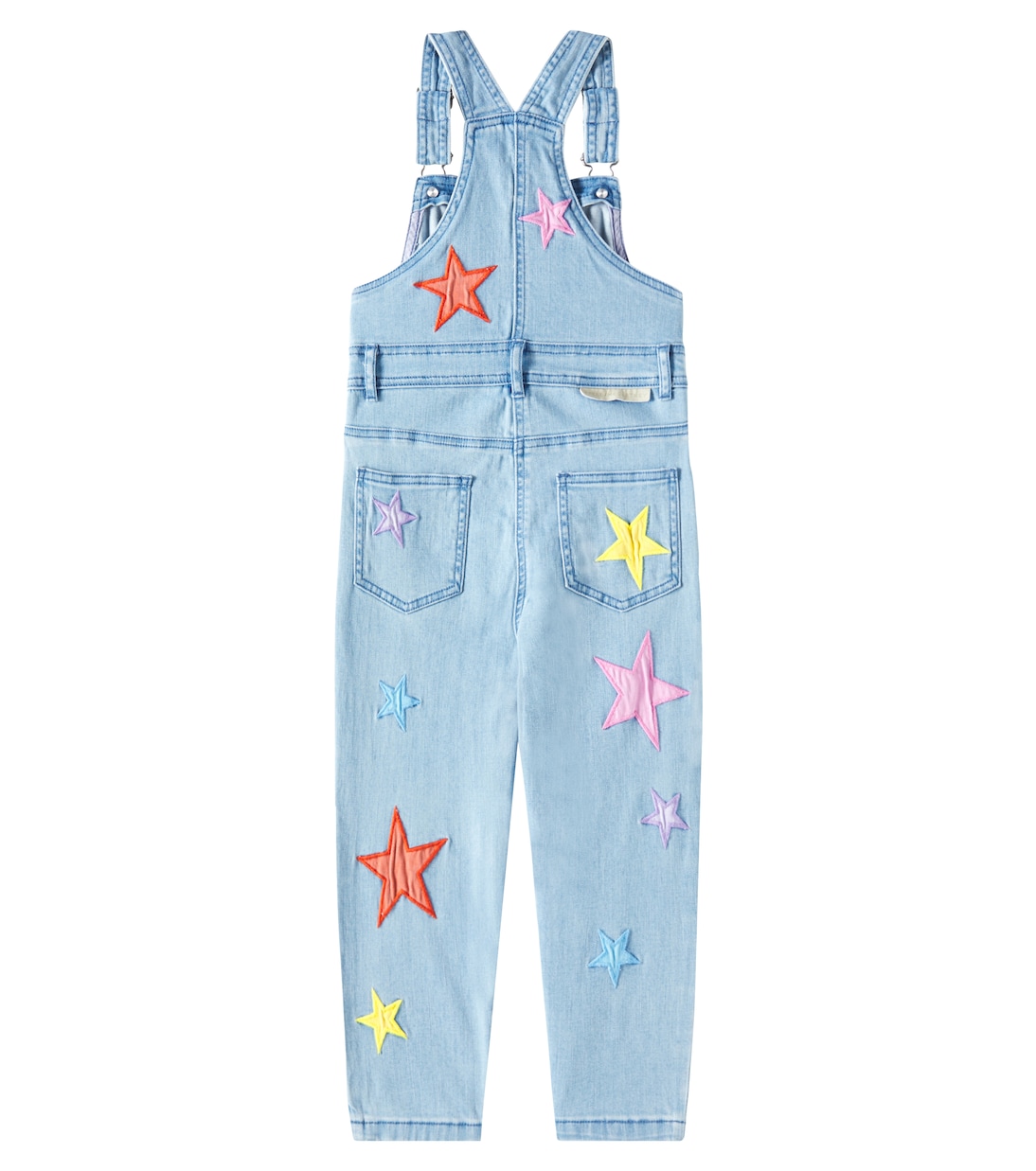Bestickte Latzhose aus Denim | Stella McCartney Kids