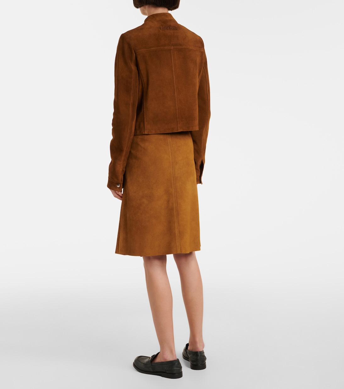 Suede jacket | Miu Miu