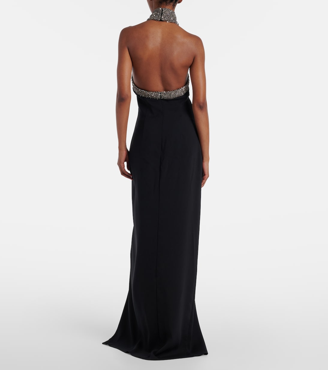 Robe aus einem Seidengemisch mit Kristallen | Tom Ford
