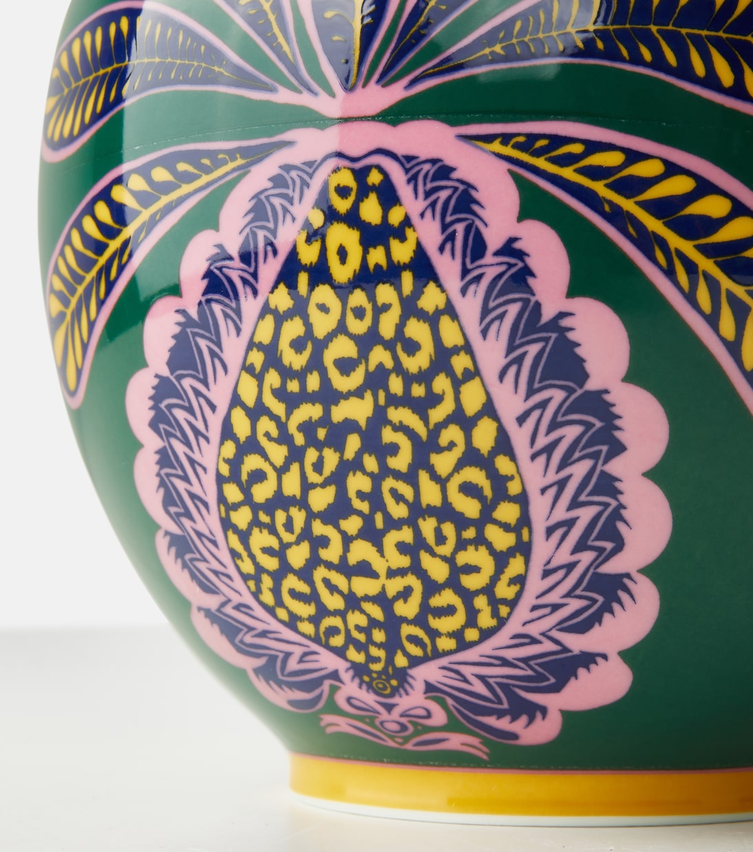 Big Pineapple Verde Medium porcelain vase | La DoubleJ