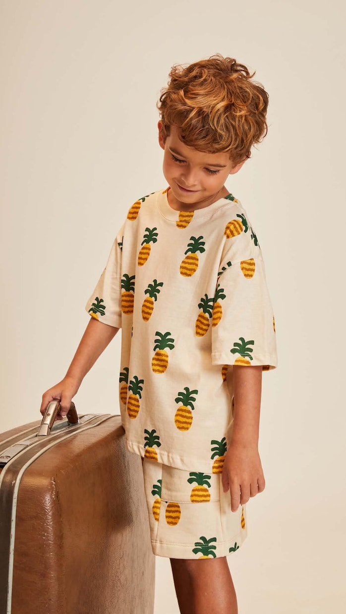T-shirt e shorts in jersey di cotone | Fábula