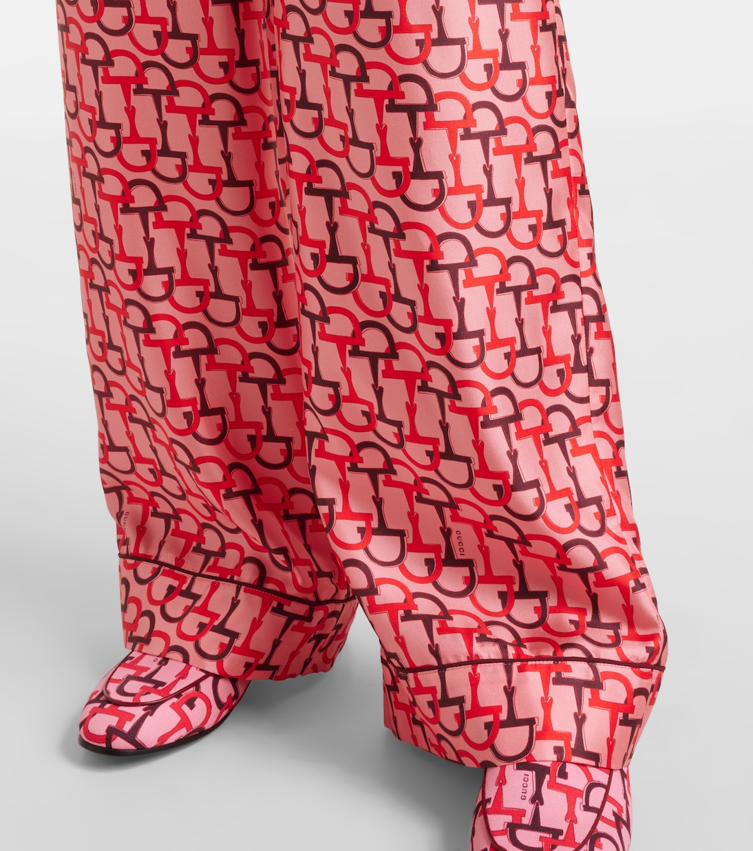 Weite Hose aus Twill | Gucci