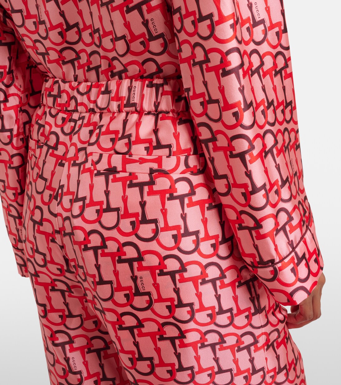 Weite Hose aus Twill | Gucci