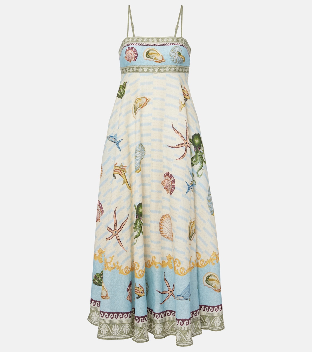 Robe longue Bath House en lin | Alémais