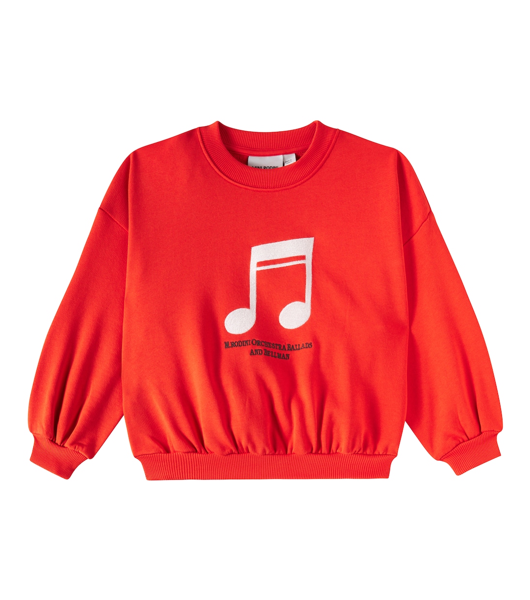Felpa Note in jersey di cotone | Mini Rodini