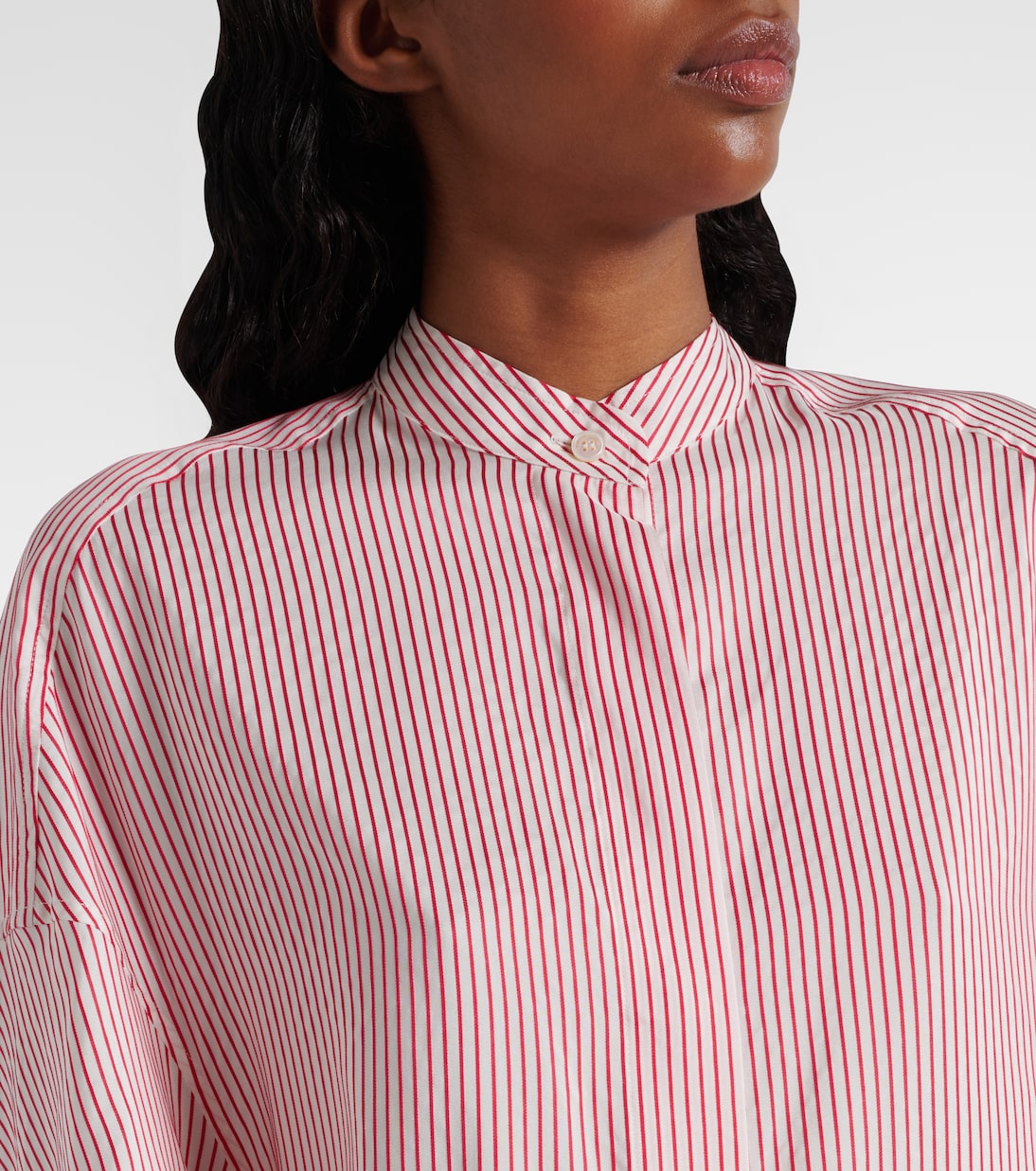 Chemise rayée en soie | Stella McCartney