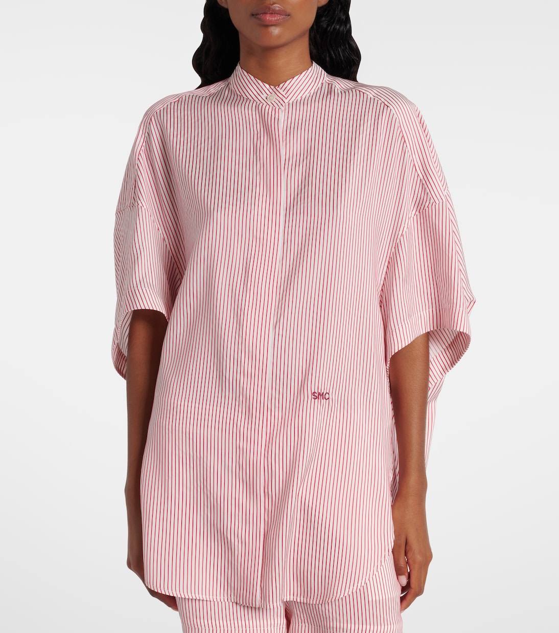 Chemise rayée en soie | Stella McCartney