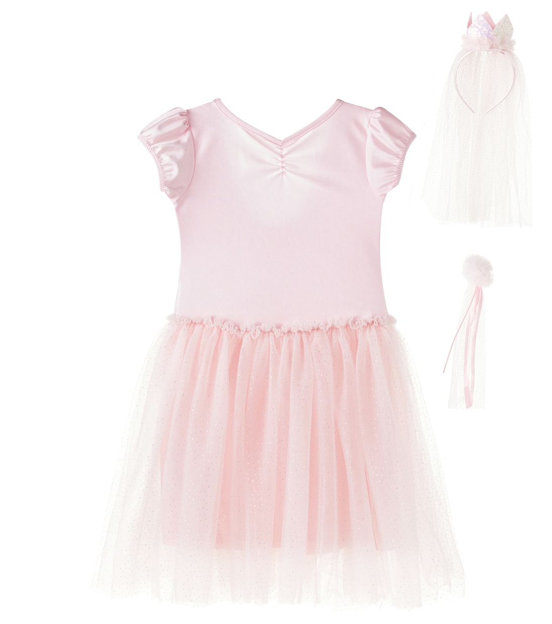 Ensemble robe, voile et baguette | Konges Sløjd