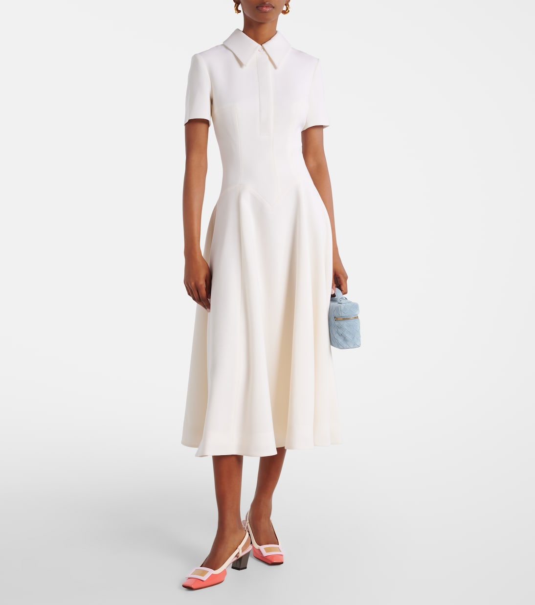 Jody pleated wool midi dress | Emilia Wickstead