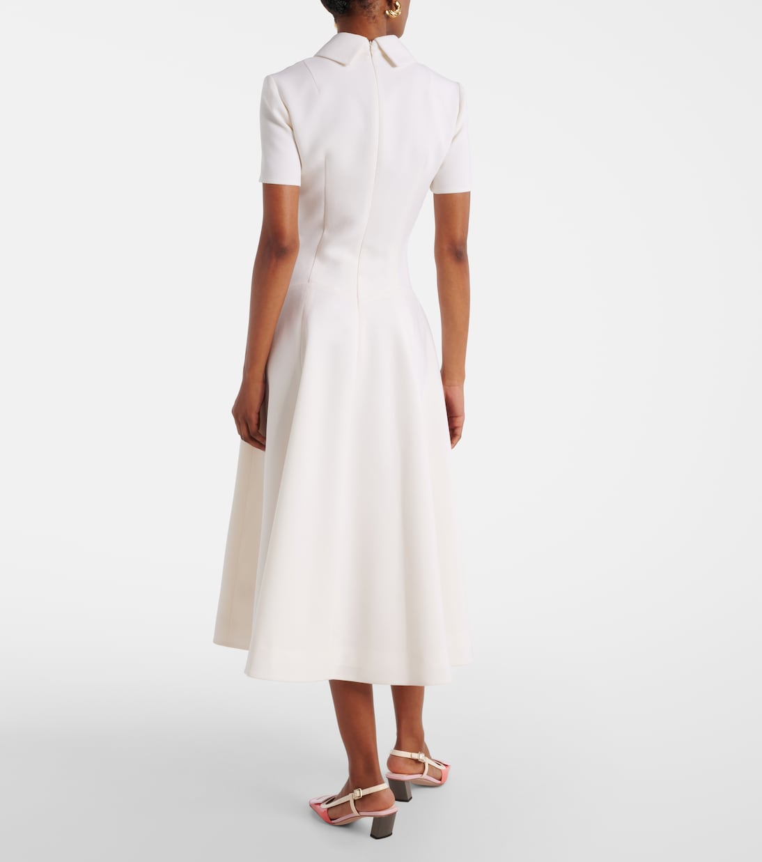 Jody pleated wool midi dress | Emilia Wickstead