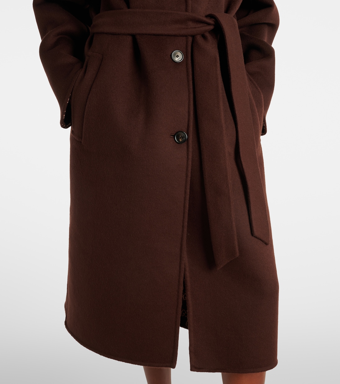 Single-breasted wool coat | Gucci