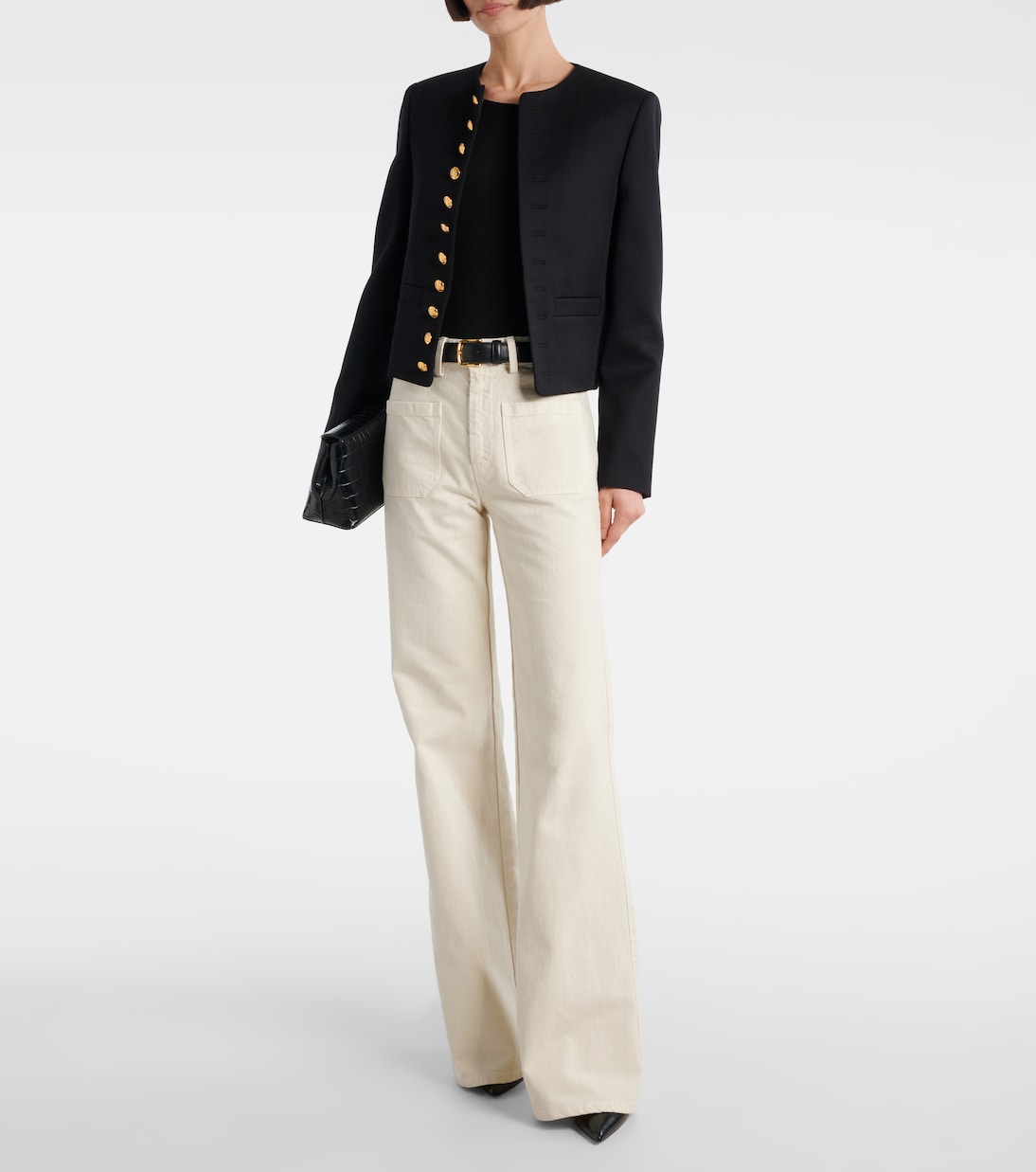 Pantaloni Florence in cotone a gamba larga | Nili Lotan