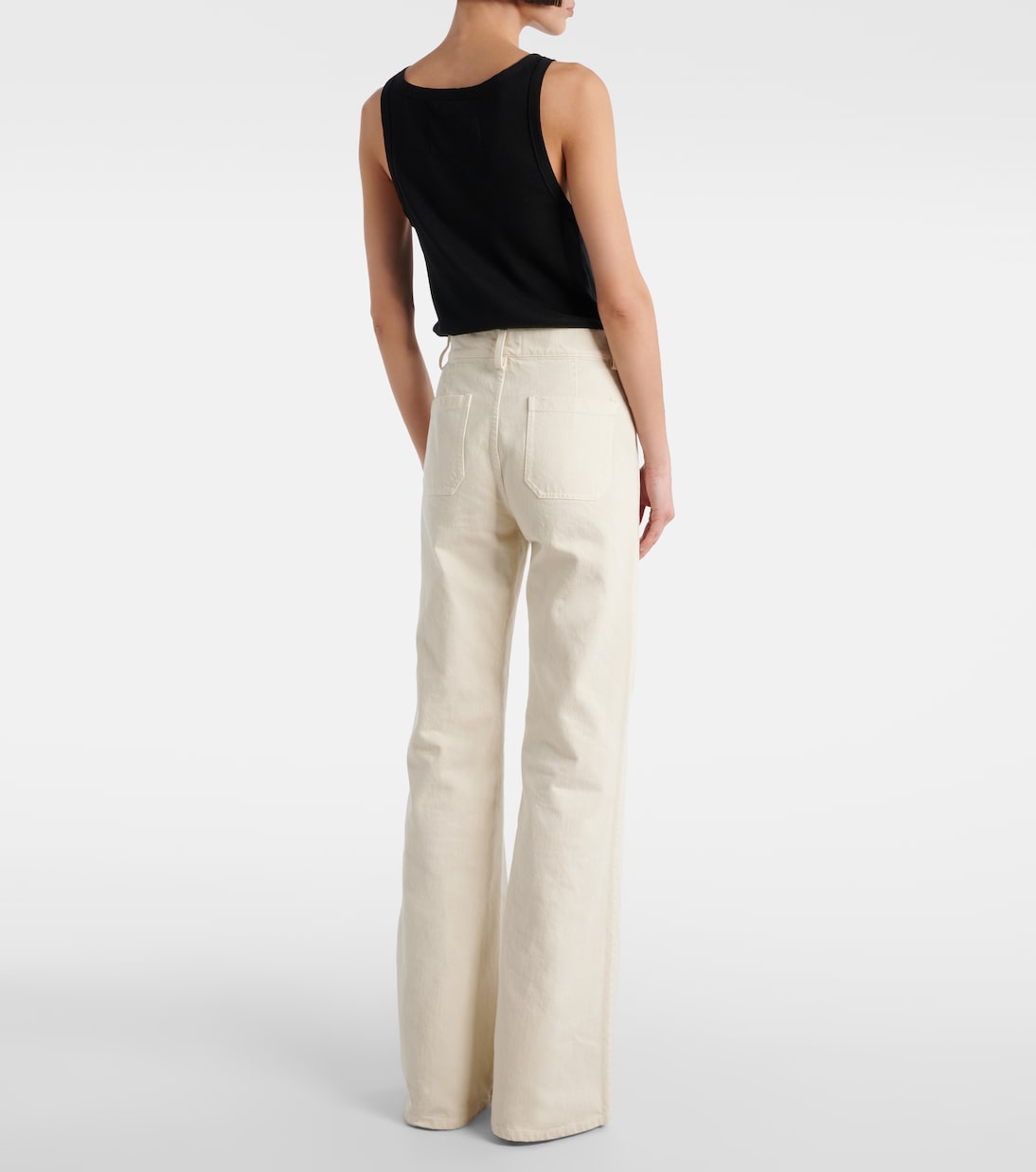 Pantaloni Florence in cotone a gamba larga | Nili Lotan