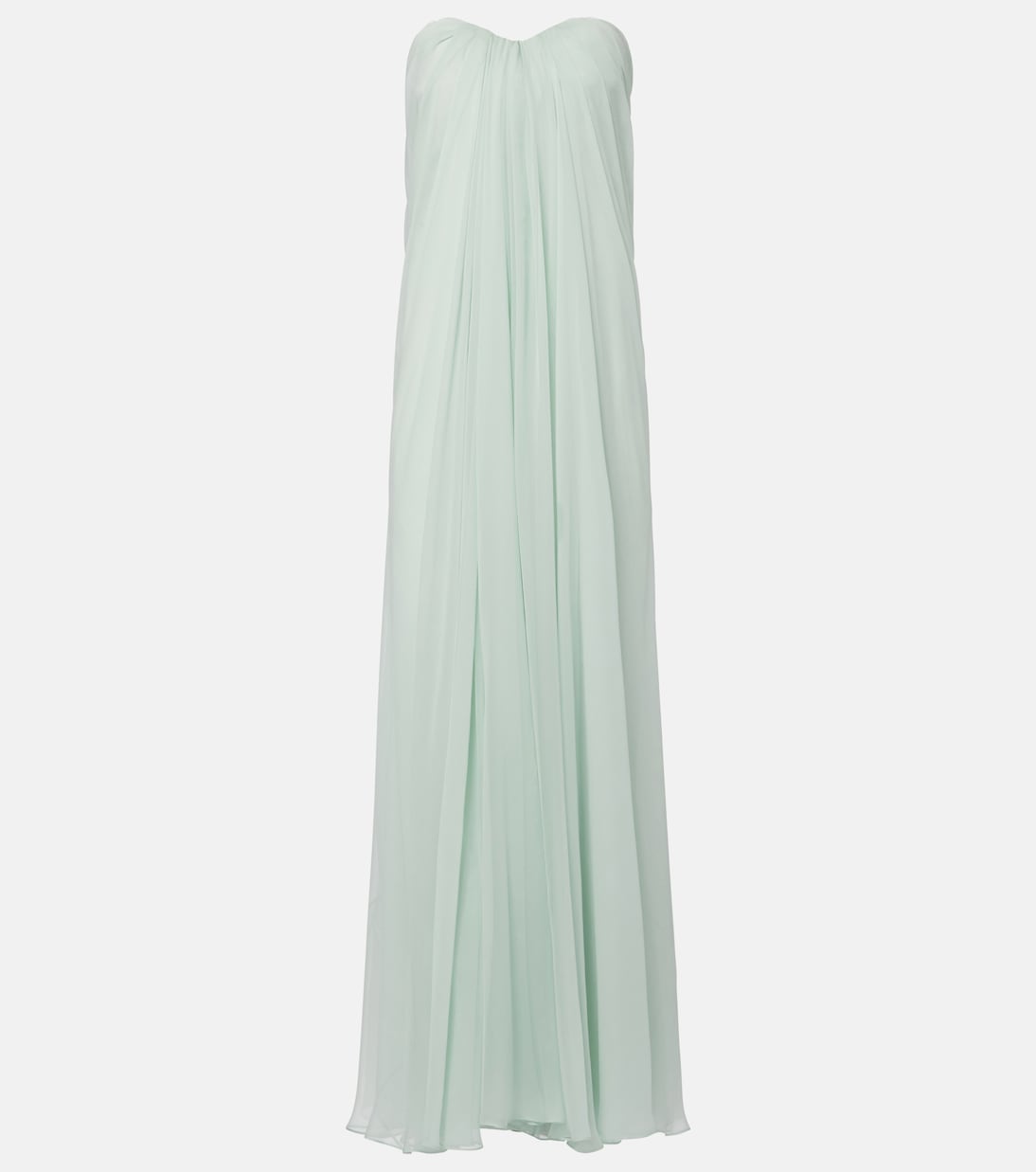 Robe aus Seiden-Chiffon | McQueen