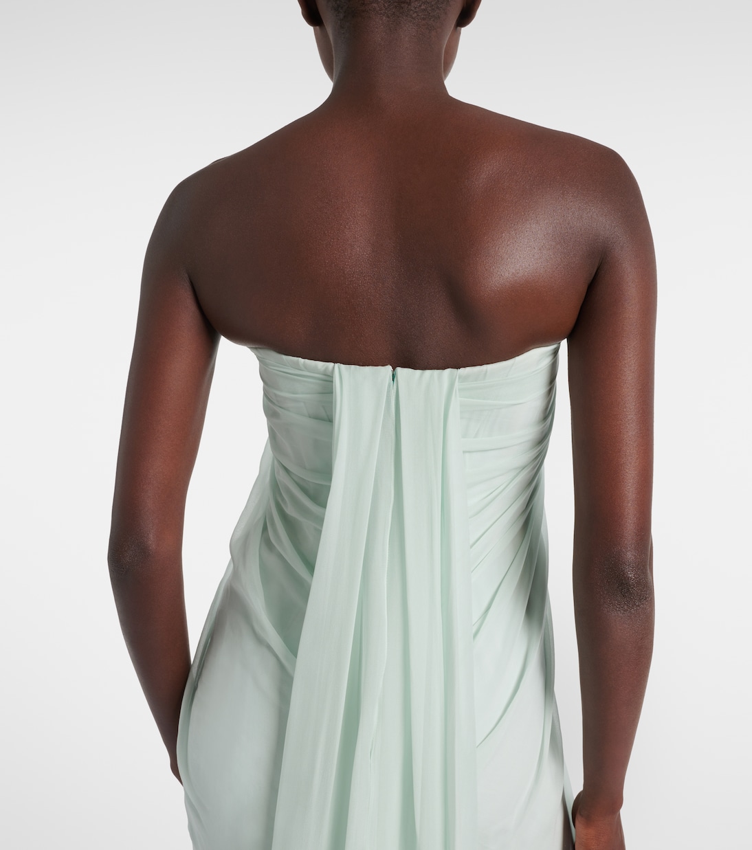 Robe aus Seiden-Chiffon | McQueen