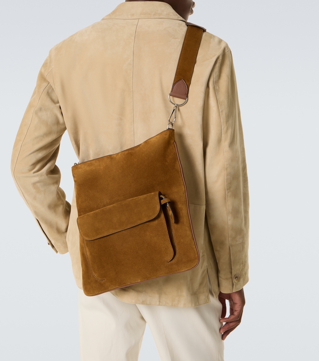 Slide suede messenger bag | Métier
