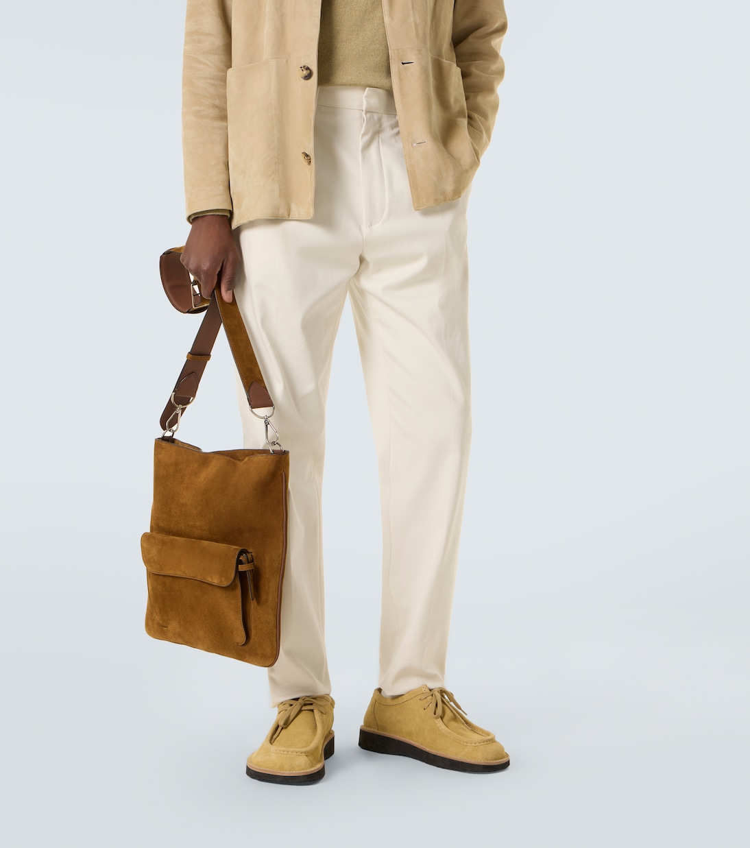 Slide suede messenger bag | Métier
