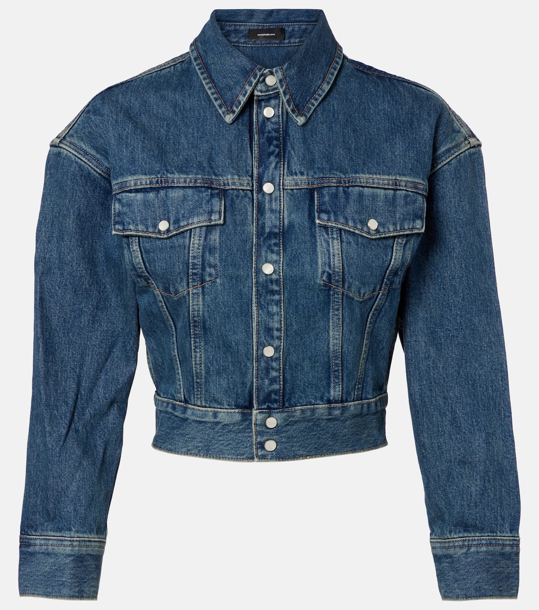 Cropped denim jacket | Wardrobe.NYC