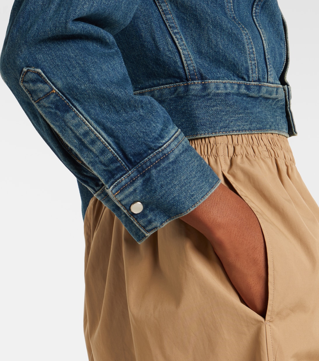 Cropped denim jacket | Wardrobe.NYC
