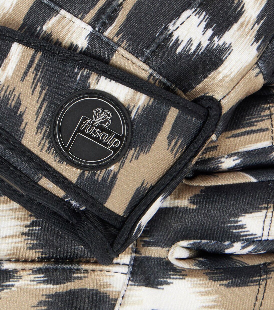 قفازات تزلج مقلّمة بالجلد Glacier | Fusalp