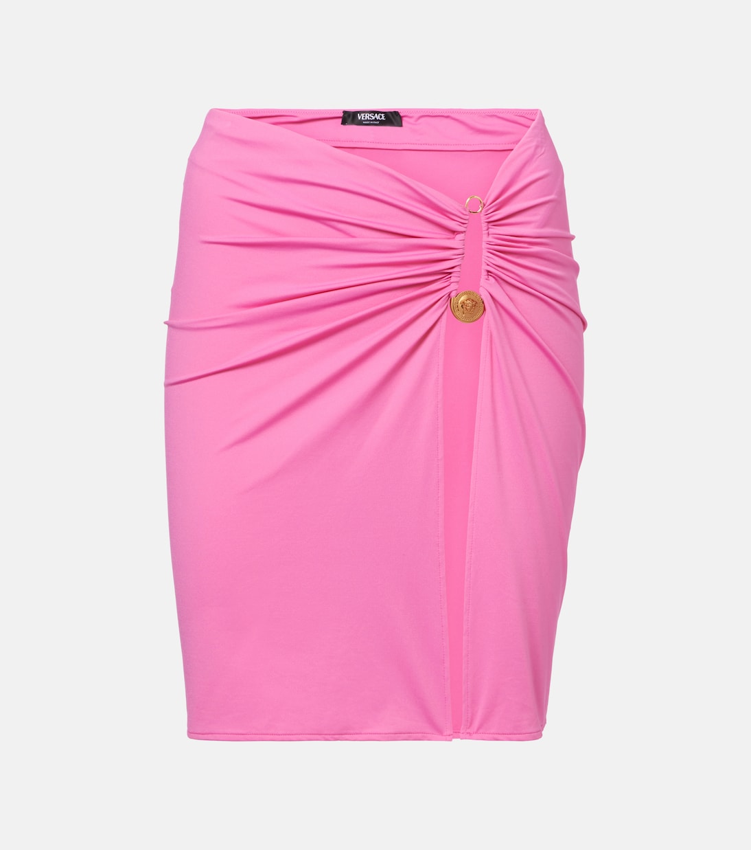Minirock Safety Pin aus Jersey | Versace