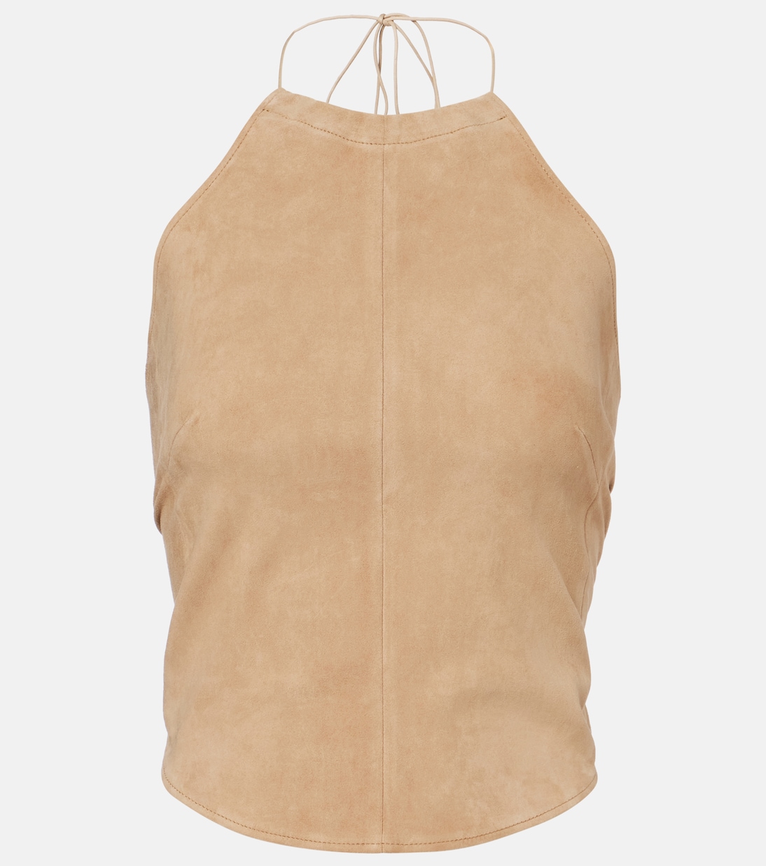 Top Rosie de ante con cuello halter | Stouls