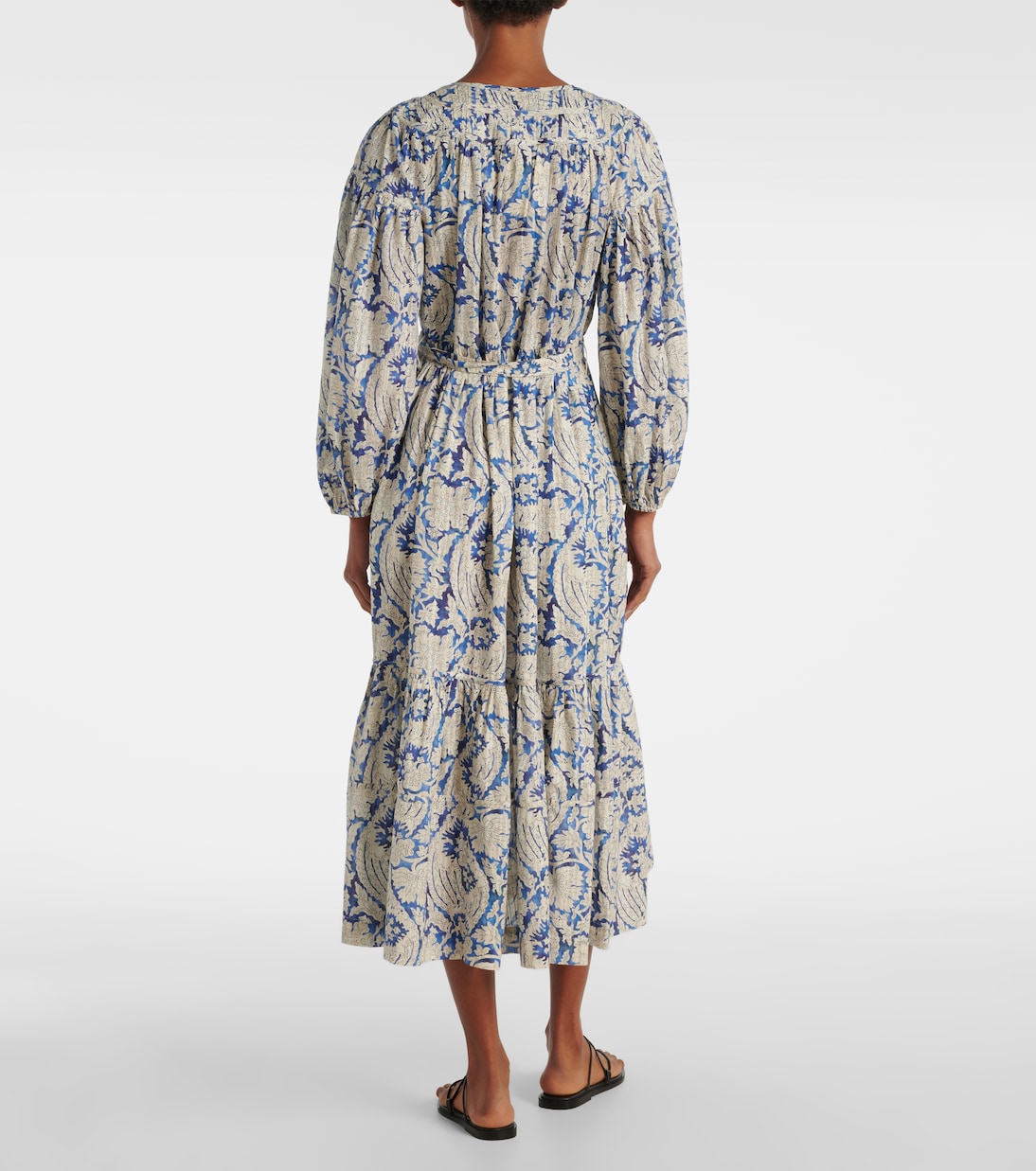 Seraphina printed cotton-blend midi dress | Ulla Johnson