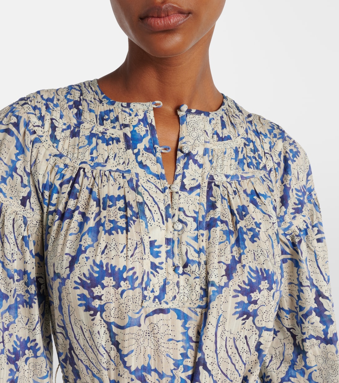 Seraphina printed cotton-blend midi dress | Ulla Johnson