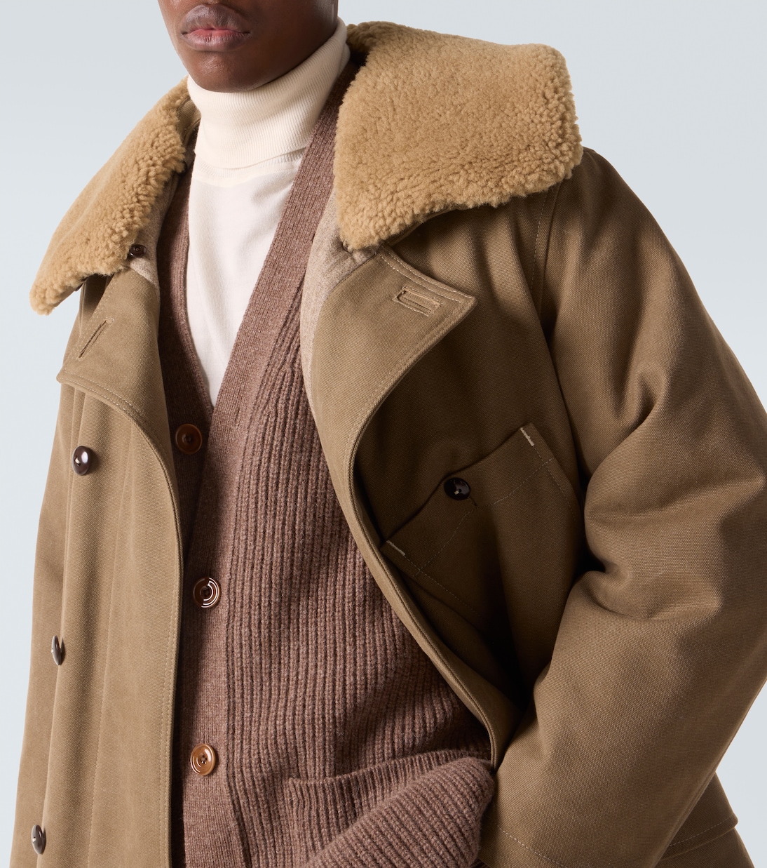 Cotton-blend canvas parka | Lemaire