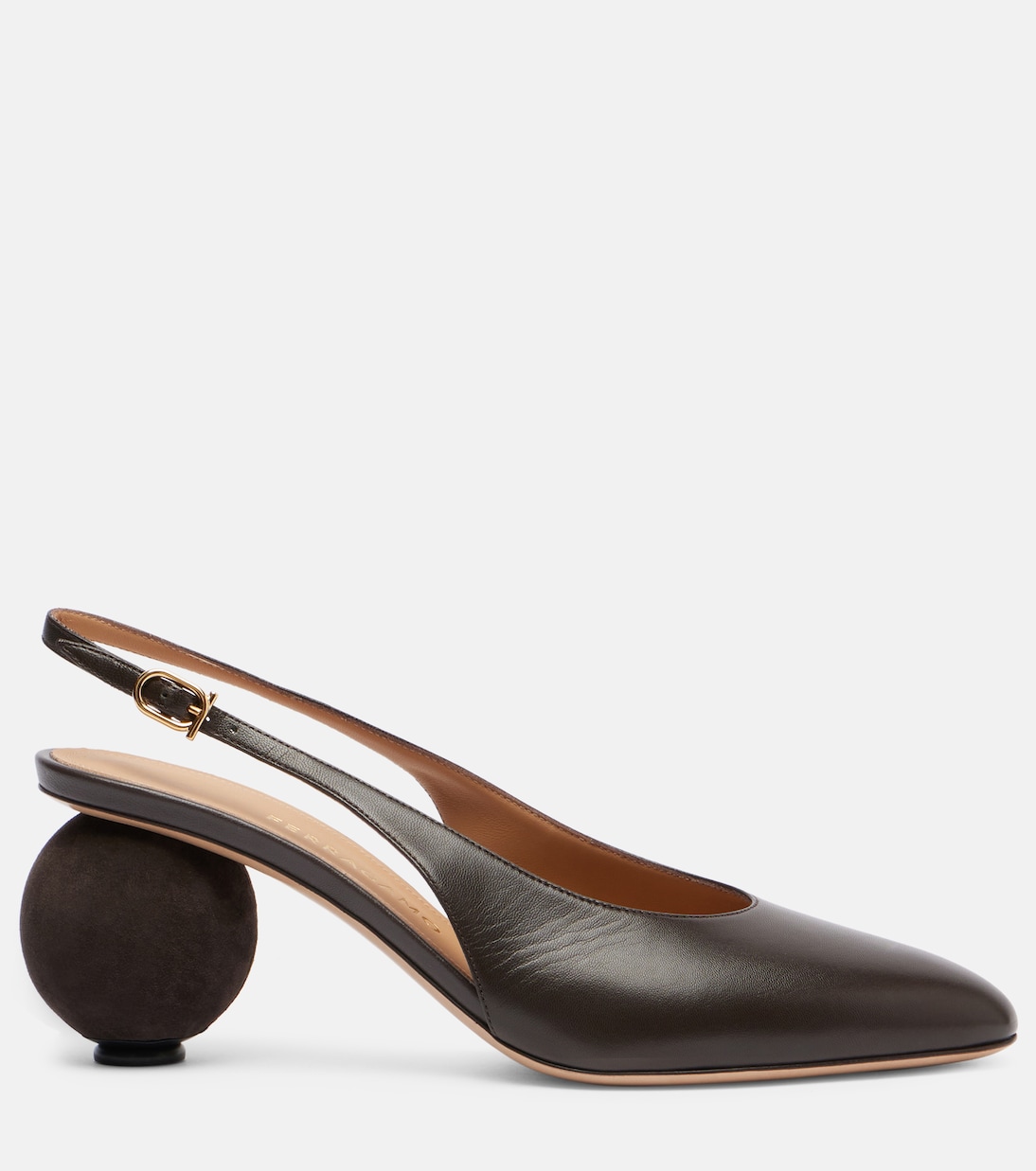 Tessie 70 leather slingback pumps | Ferragamo