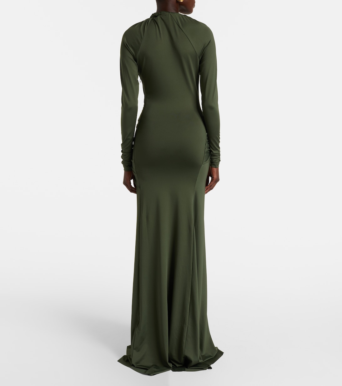 Gathered jersey gown | Victoria Beckham