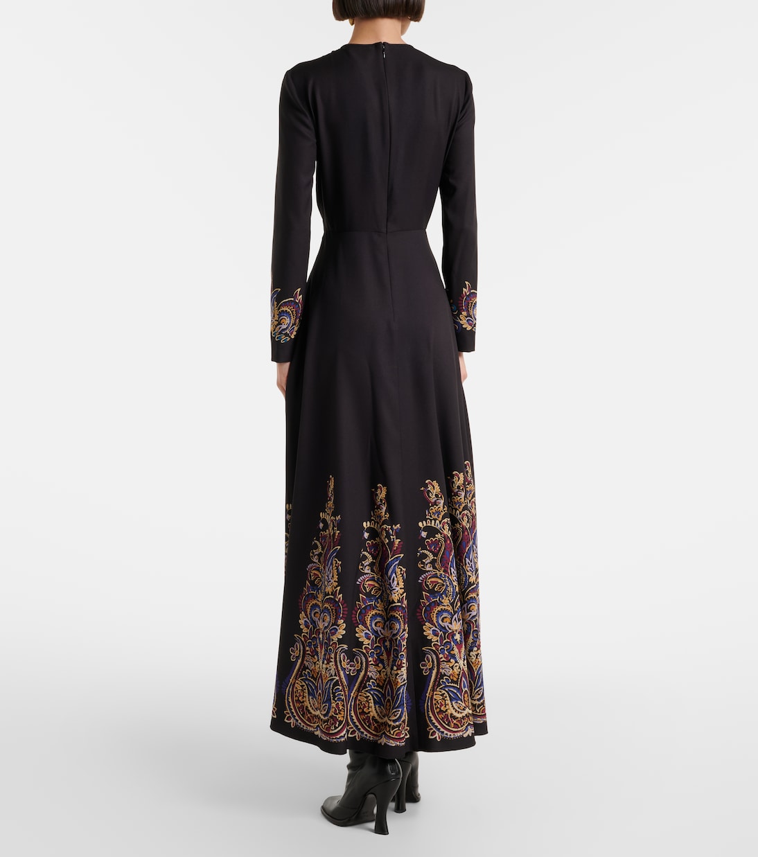 فستان طويل بطبعات البازيلي | Etro