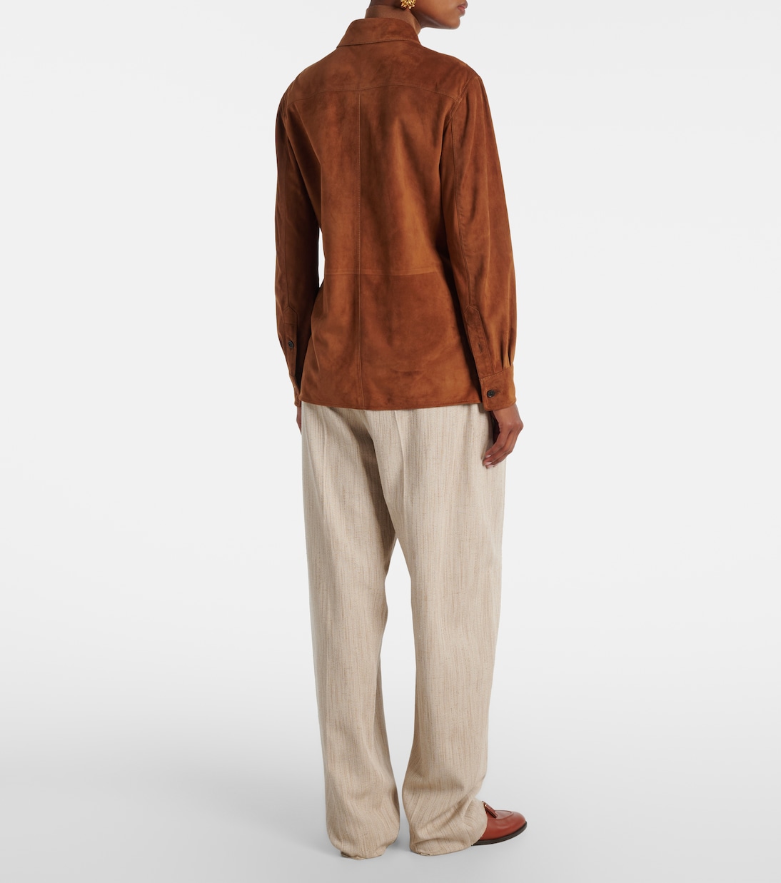 Landry suede shirt | Ralph Lauren Collection