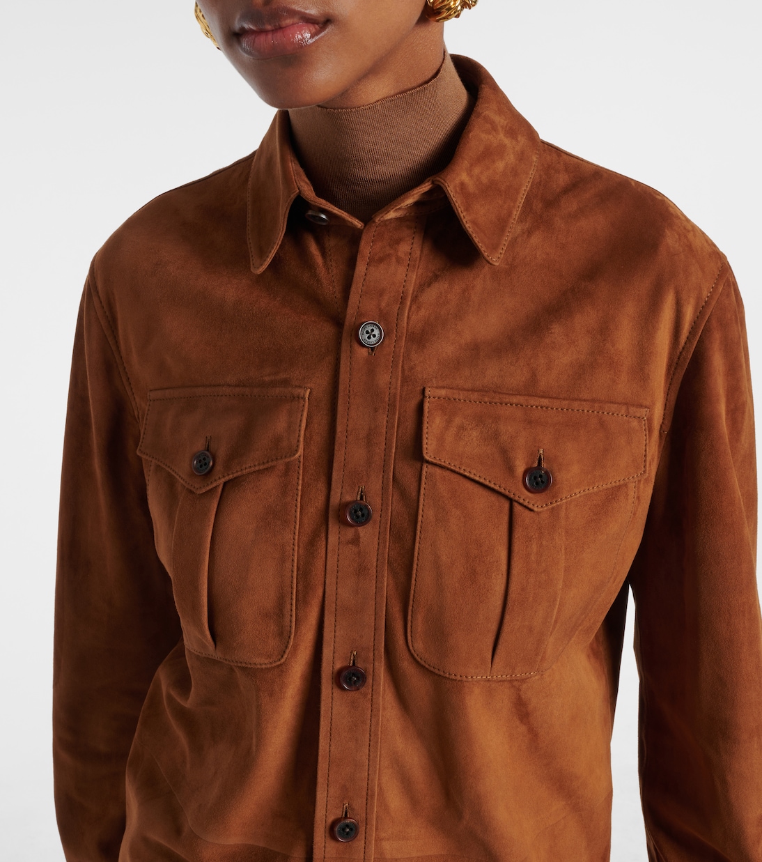Landry suede shirt | Ralph Lauren Collection