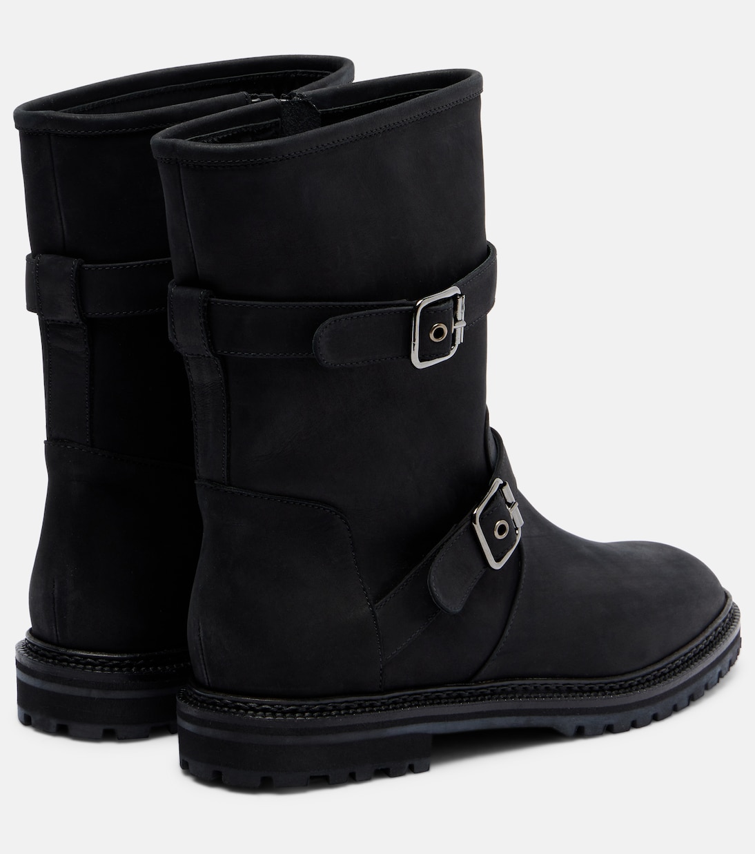 Sulaltrosa leather biker boots | Manolo Blahnik